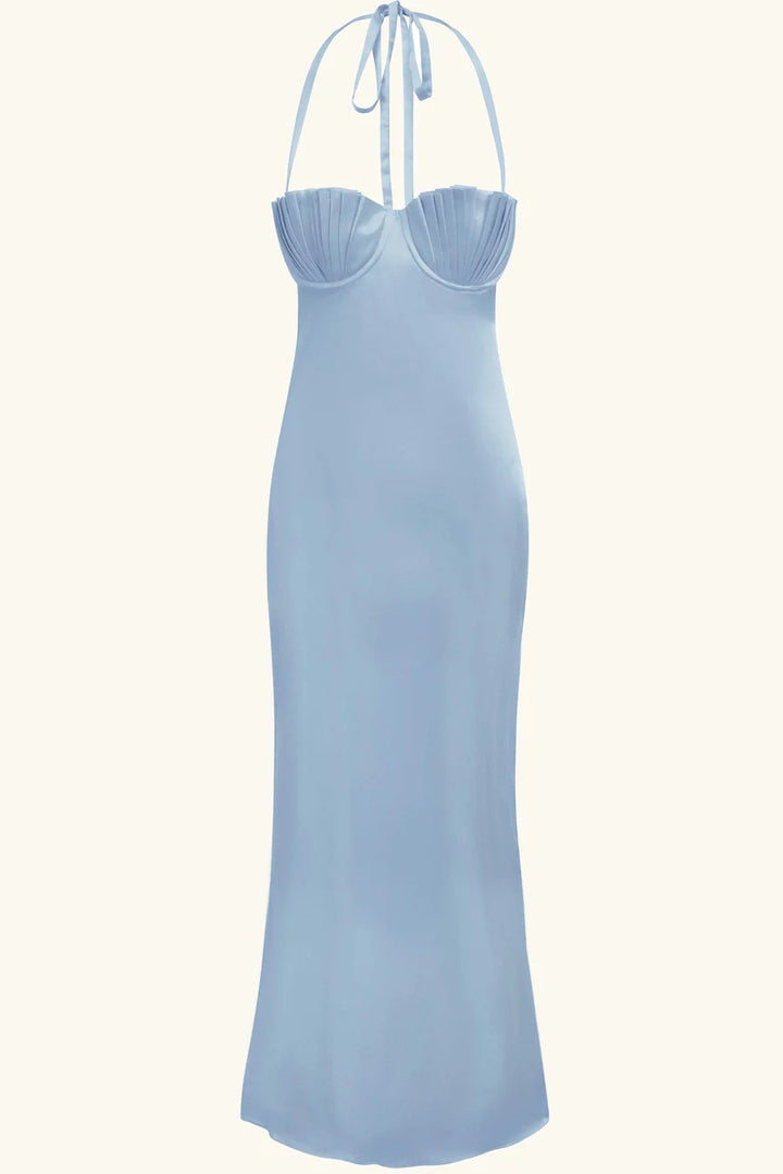 Damen Abendkleid mit tailliertem Oberteil und raffinierten Falten Echo Archiv