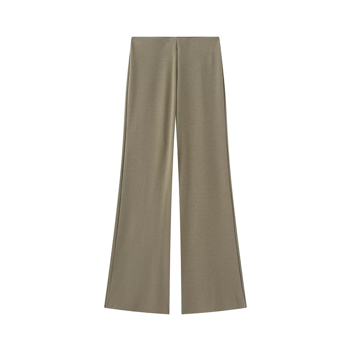 Damen Weite Satinhose mit hoher Taille und fließender Wide‑Leg‑Silhouette Echo Archiv