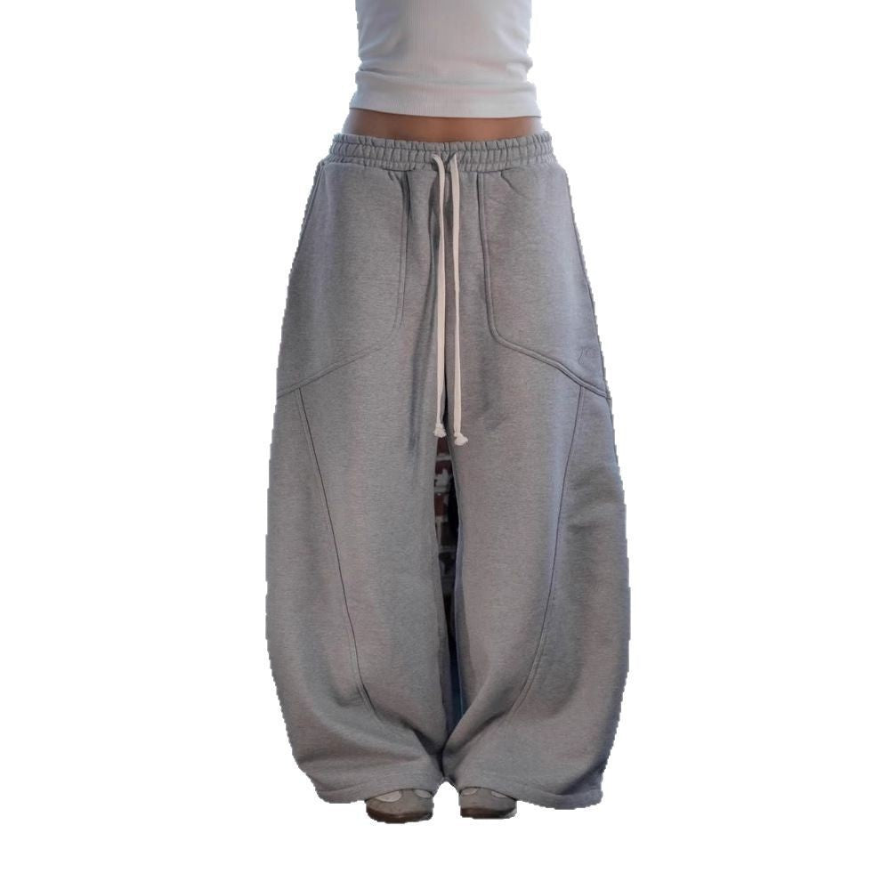 Herren Hohe Taille Entspannte Passform Jogginghose Echoarchiv