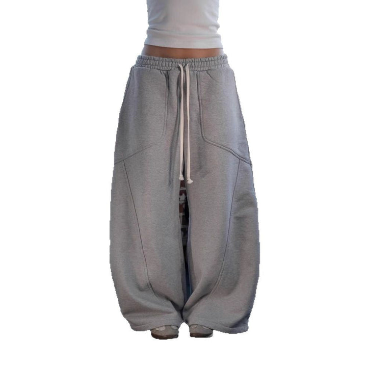 Herren Hohe Taille Entspannte Passform Jogginghose Echoarchiv