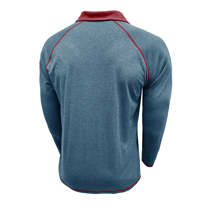 Herren Langarm Polo-Shirt Echoarchiv