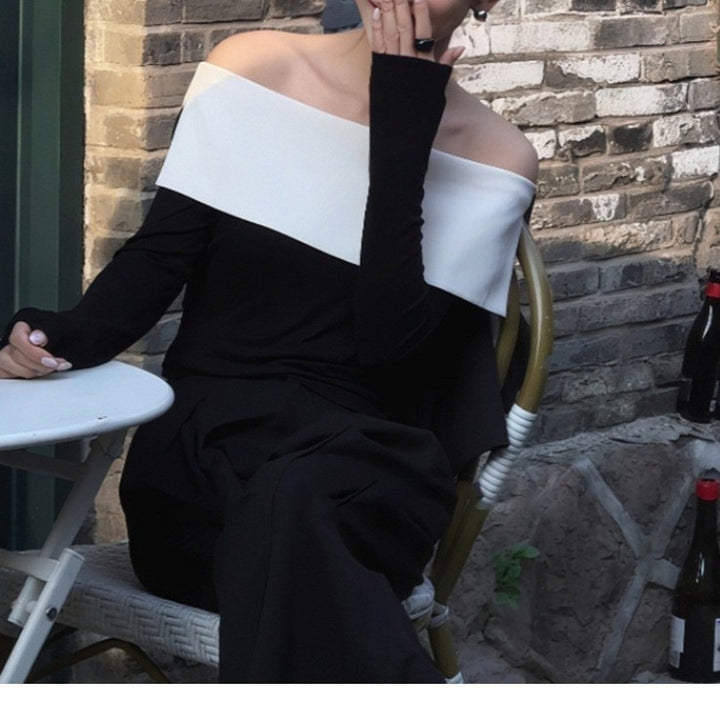 Damen Elegante und stilvolle Jumpsuit mit off-shoulder Design Echoarchiv