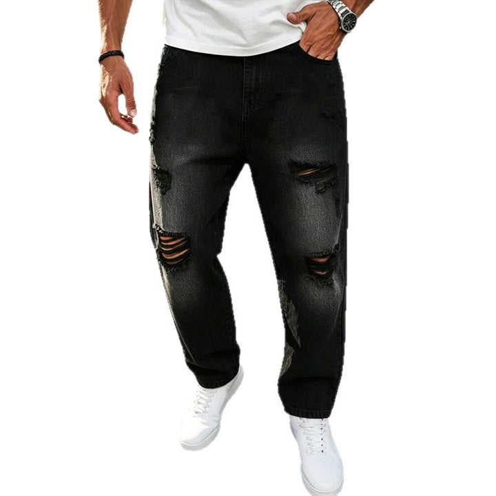 Herren Modische Destroyed Jeans Echoarchiv