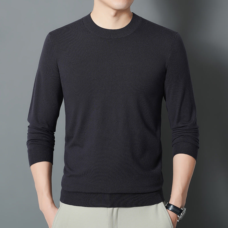 Herren Feiner Rundhalspullover aus Feinstrick mit schmaler Silhouette Echo Archiv