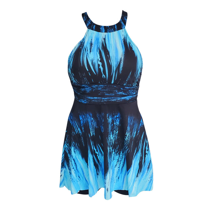 Damen Sportlicher Badeanzug mit Rock-Design Echo Archiv