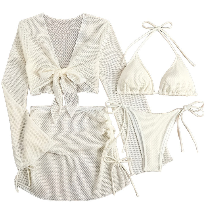 Damen luftiger Netz-Bikini mit sportlichem Cover-Up Echo Archiv