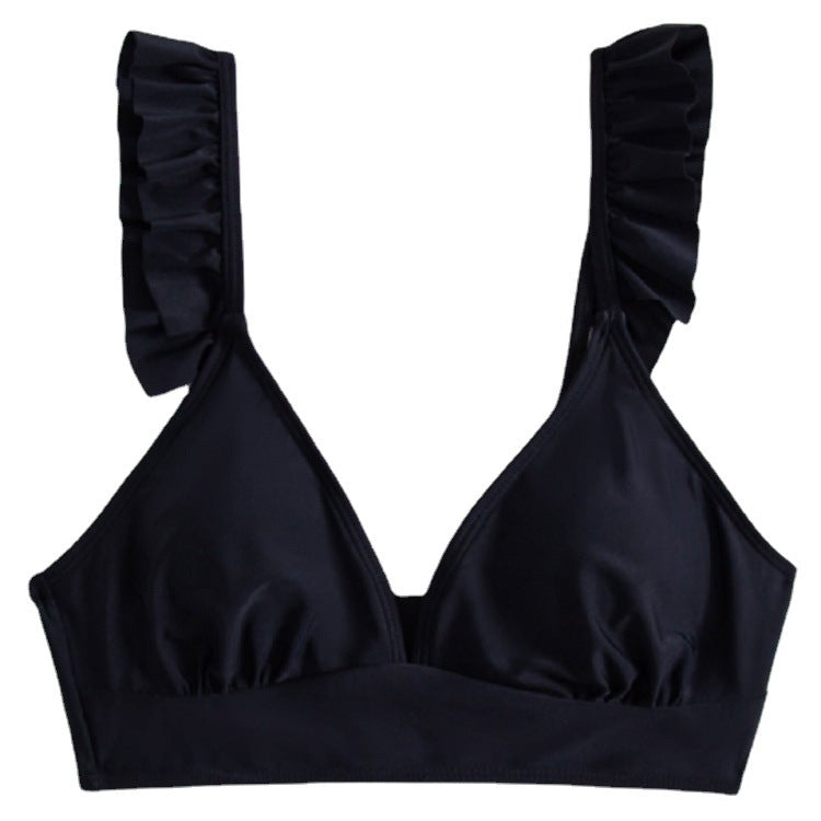 Damen Triangel-Bikinioberteil mit voluminösen Rüschendetails Echo Archiv