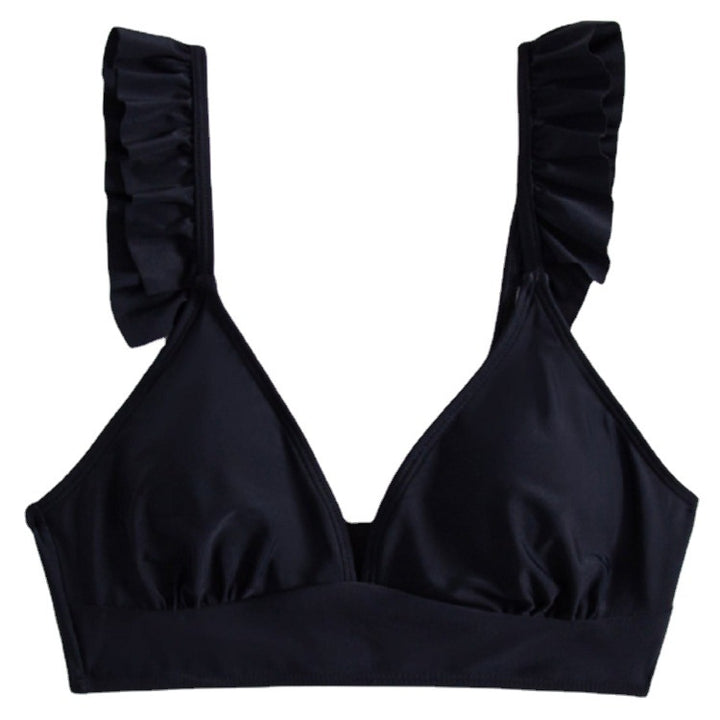 Damen Triangel-Bikinioberteil mit voluminösen Rüschendetails Echo Archiv