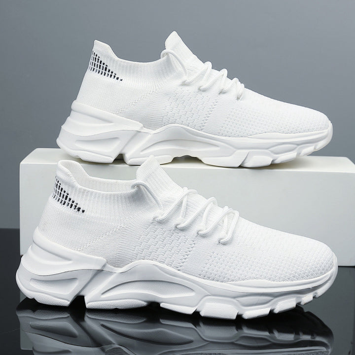 Unisex Strick-Sockensneaker mit atmungsaktiver Maschenoberfläche und markanter Plateau-Laufsohle – Norré