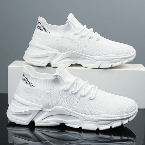 Unisex Strick-Sockensneaker mit atmungsaktiver Maschenoberfläche und markanter Plateau-Laufsohle – Norré