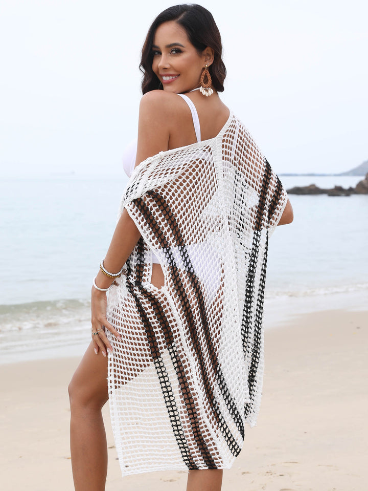Damen Strickkimono aus luftigem Netzmaterial Echo Archiv