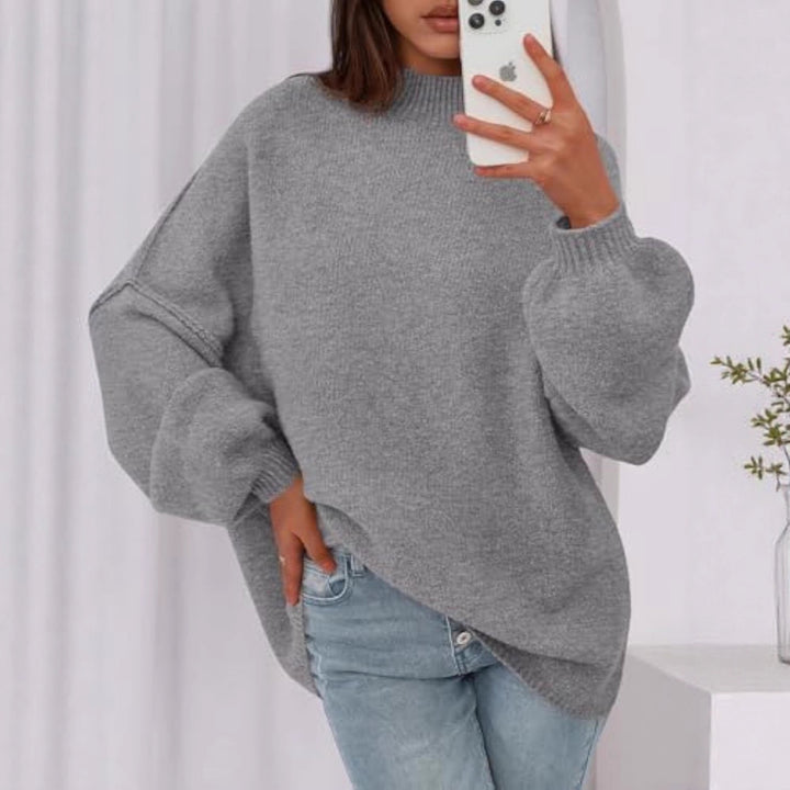 Damen Weicher Oversized Pullover Echo Archiv