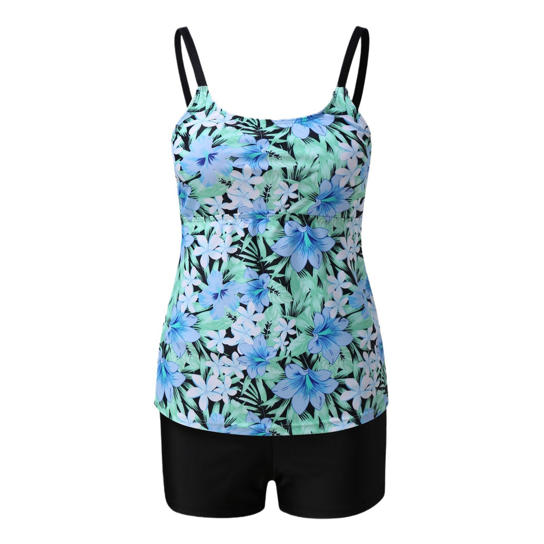 Damen Tankini-Set mit floralem Oberteil und stilvollen Shorts Echo Archiv