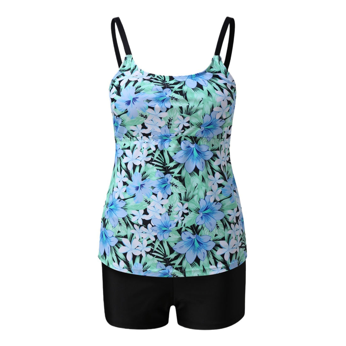 Damen Tankini-Set mit floralem Oberteil und stilvollen Shorts – Maréssa