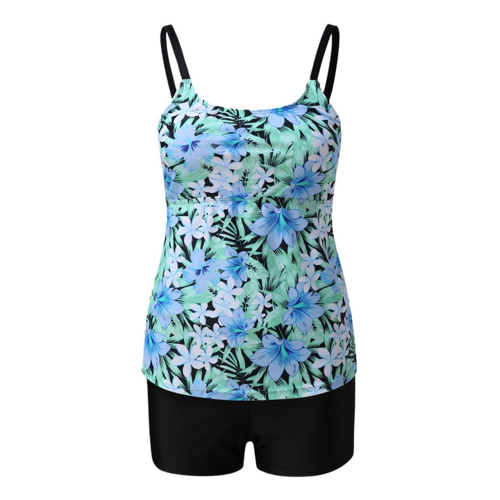 Damen Tankini-Set mit floralem Oberteil und stilvollen Shorts Echo Archiv
