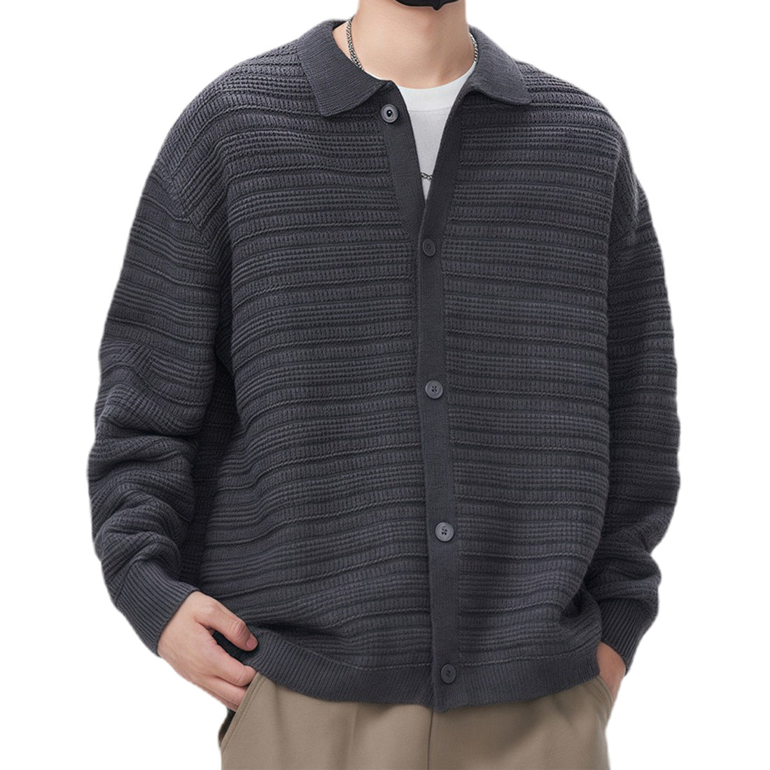 Herren Modische Strickjacke Echo Archiv