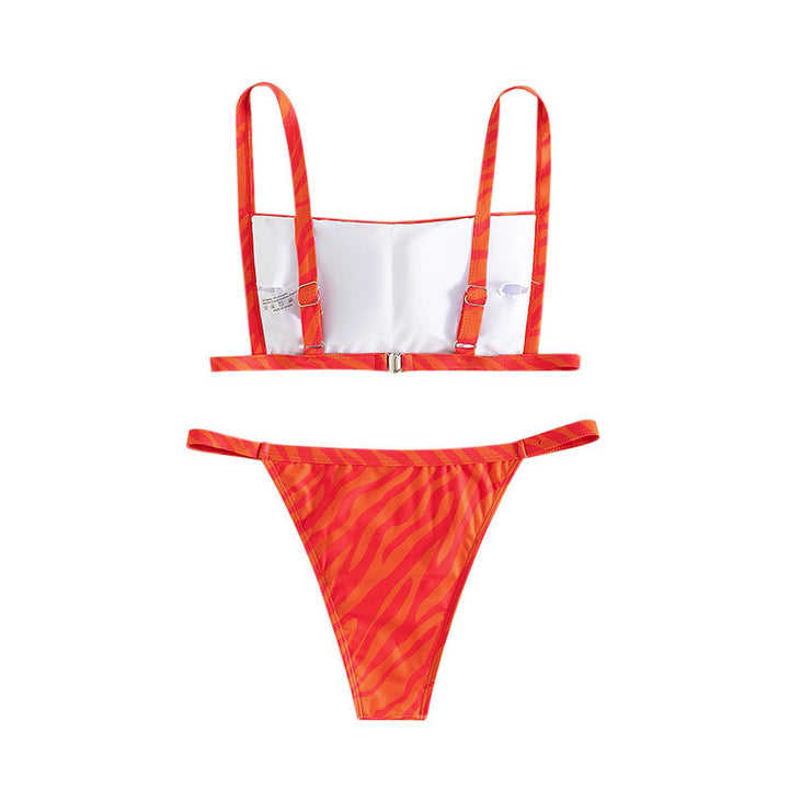 Damen Bikini-Set mit trendigem Schnitt und aufregendem Leopardenmuster Echo Archiv