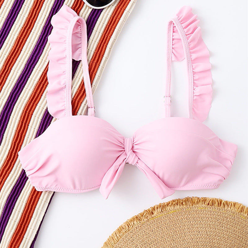Damen Bikinioberteil mit Rüschendetails Echo Archiv