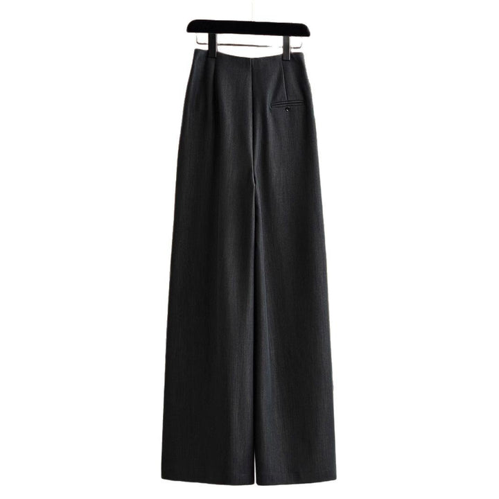 Damen Hochtaillierte weite Bundfaltenhose mit Bügelfalte und fließender Wide‑Leg-Silhouette Echo Archiv