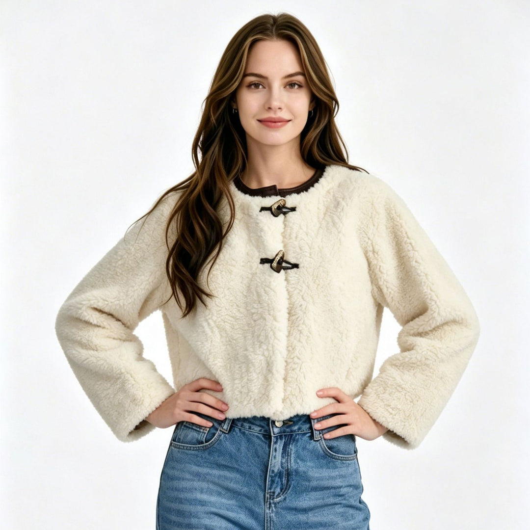 Damen Kuschelige Fleecejacke Echo Archiv