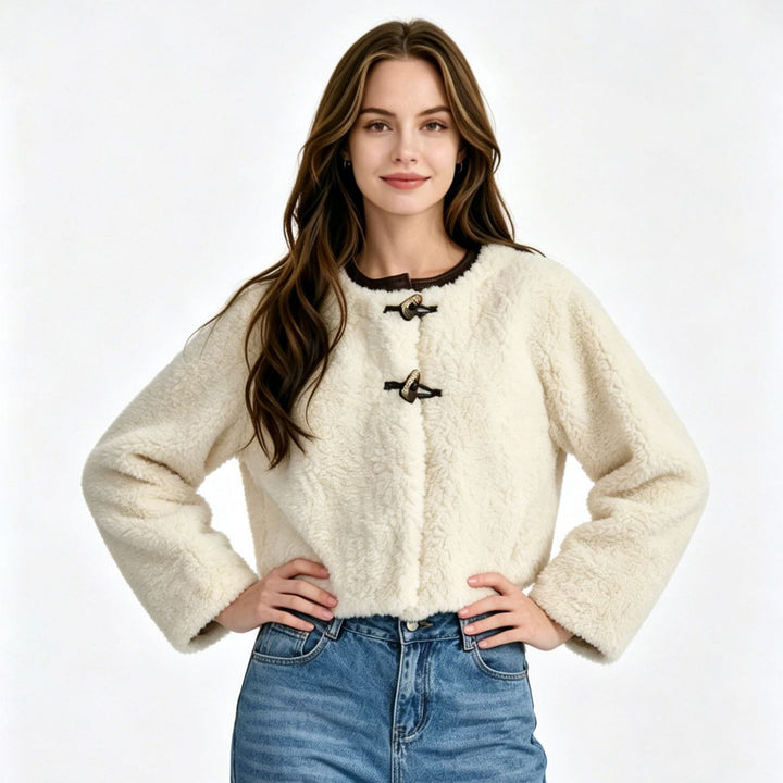 Damen Kuschelige Fleecejacke Echo Archiv