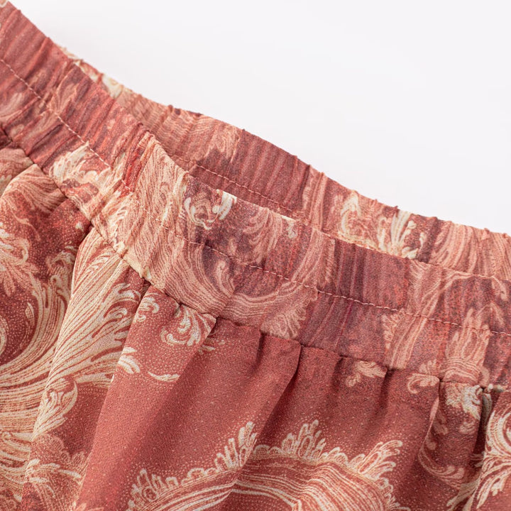 Damen Maxi-Rock mit voluminösem Stufendesign Echo Archiv
