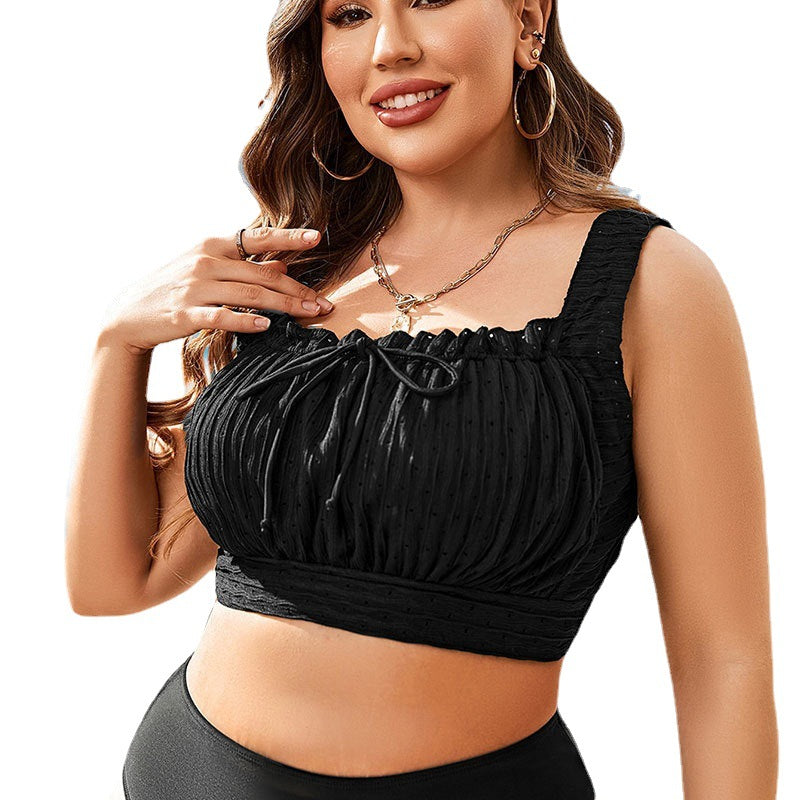 Damen Crop Top mit Rüschendetails Echo Archiv