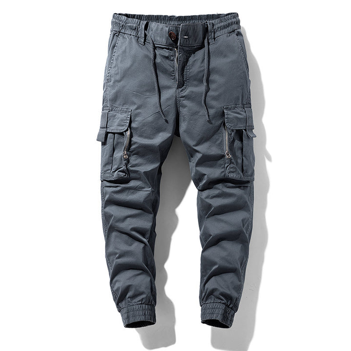 Herren Leichte Tactical-Cargo-Jogginghose mit Tunnelzugbund, Kniepaneelen und Multifunktionstaschen Echo Archiv