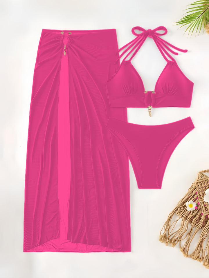 Damen Bikiniset mit transparentem Maxirock Echo Archiv