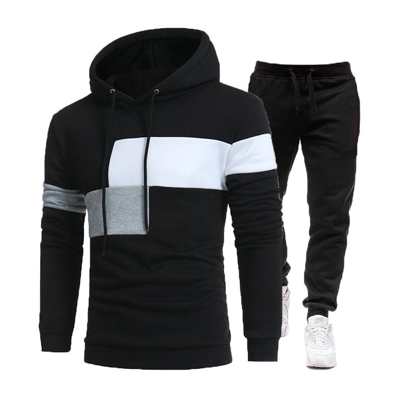Herren modisches Sweatshirt- und Jogginghose-Set Echoarchiv