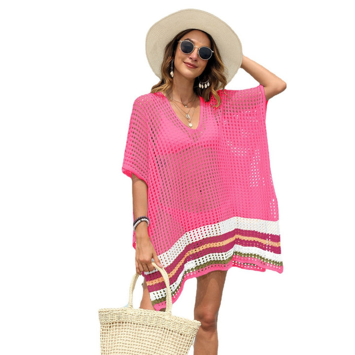 Damen luftiger Strandsarong mit buntem Häkelmuster Echo Archiv