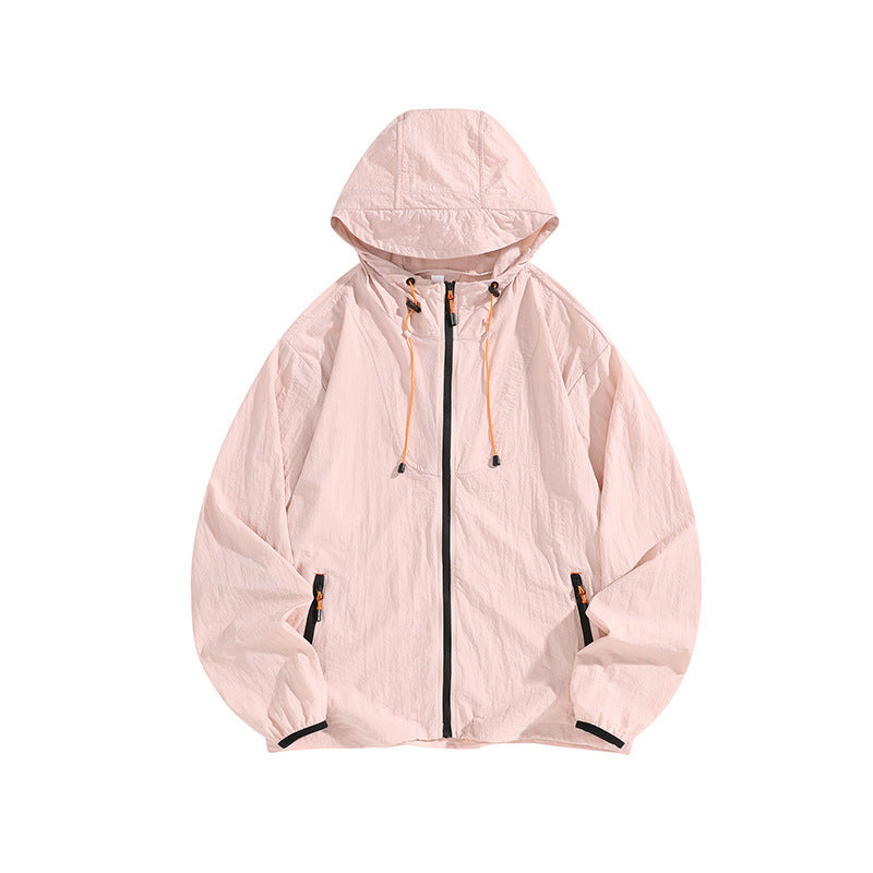 Herren Leichte Outdoorjacke mit Kapuze und praktischen Reißverschlusstaschen Echo Archiv