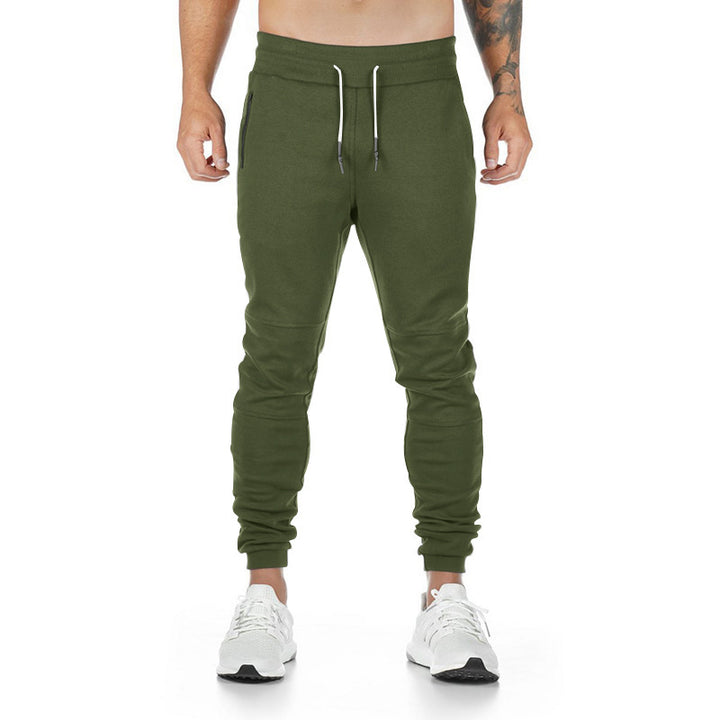 Herren sportliche Jogginghose mit modernen Seitentaschen und elastischem Bund Echoarchiv