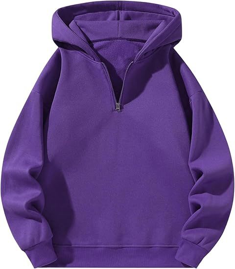 Herren sportlicher Kapuzenpullover mit halbem Reißverschluss Echoarchiv