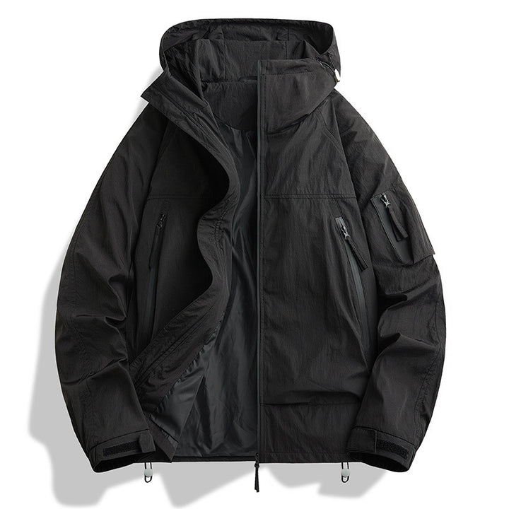 Herren Funktionale Wasserabweisende Jacke Echo Archiv