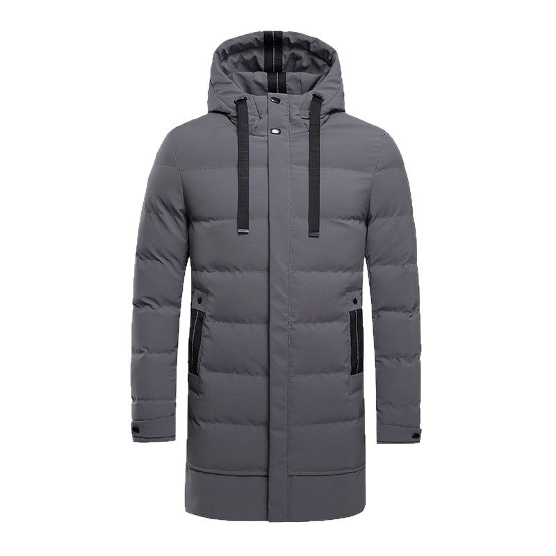 Herren isolierte Outdoor-Jacke mit verstellbarer Kapuze und funktionalen Taschen Echoarchiv