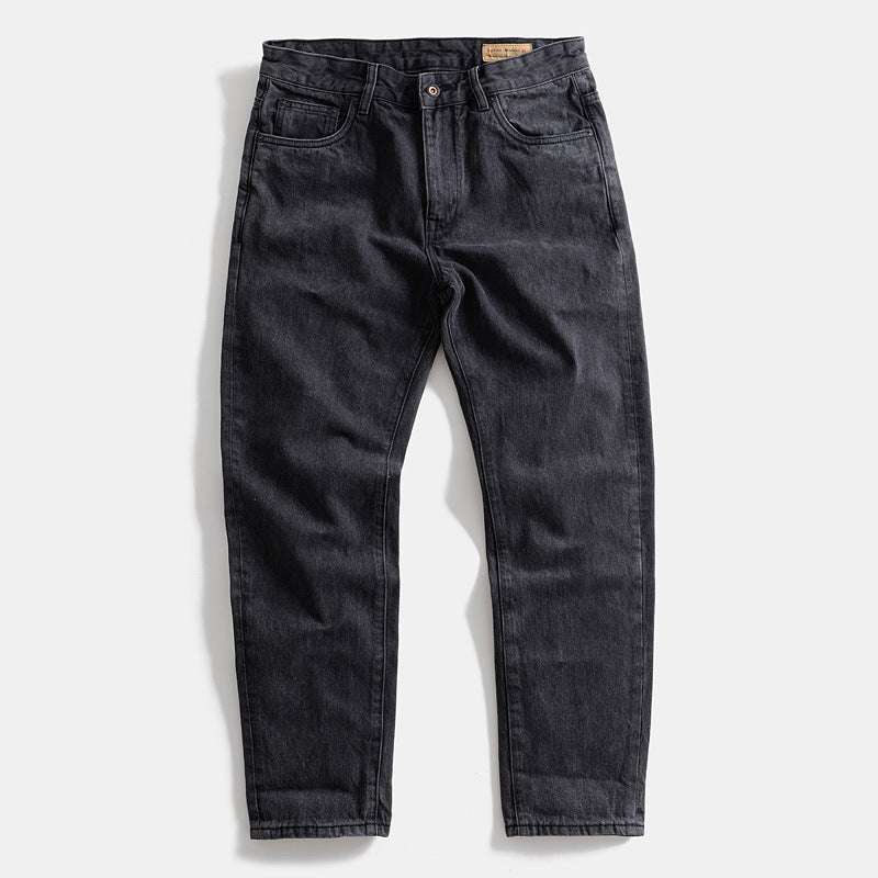 Herren Slim-Fit Jeans im Used-Look mit modernem Schnitt und elastischem Bund Echoarchiv