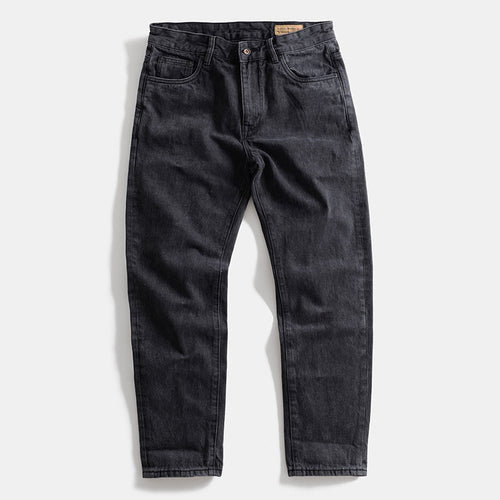 Herren Slim-Fit Jeans im Used-Look mit modernem Schnitt und elastischem Bund Echoarchiv