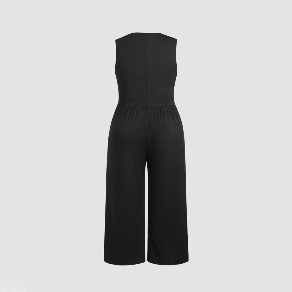 Damen Jumpsuit mit elegantem schulterfreiem Design und praktischen Seitentaschen Echo Archiv
