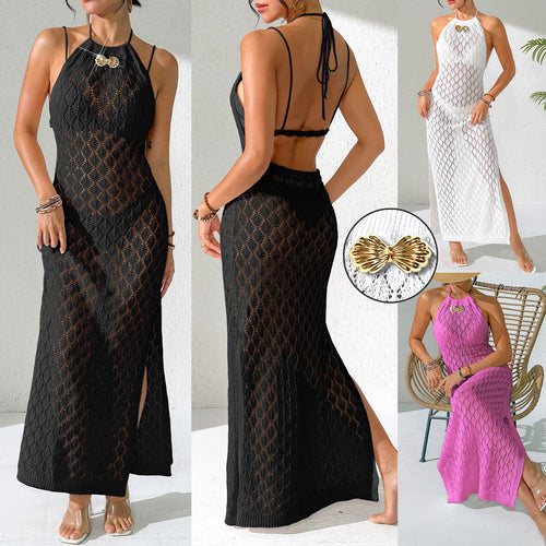 Damen gehäkeltes Maxikleid Echo Archiv