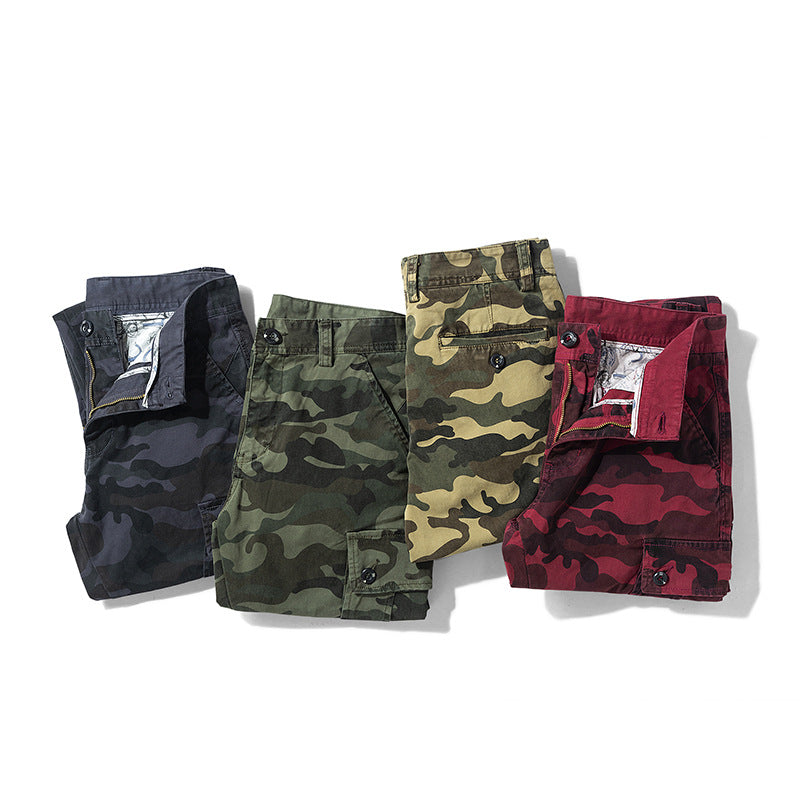 Herren Camo-Utility-Joggerhose mit verstärkten Kniepaneelen und elastischem Knöchelabschluss Echo Archiv