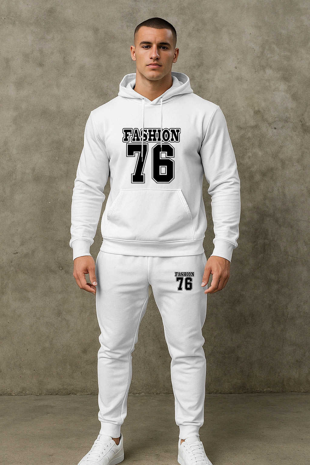 Herren Freizeit Hoodie und Jogginghose Set Echoarchiv