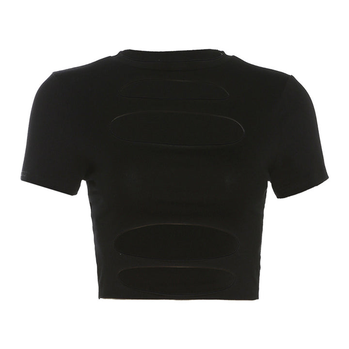 Damen cropped Oberteil mit Cut-Out-Design Echo Archiv