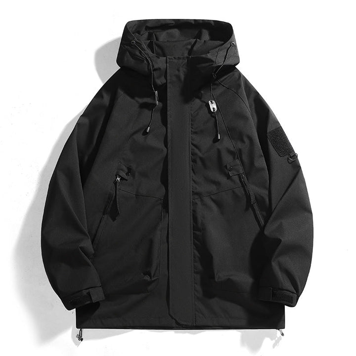 Damen Outdoor-Jacke mit verstellbarer Kapuze und atmungsaktiven Einsätzen Echoarchiv