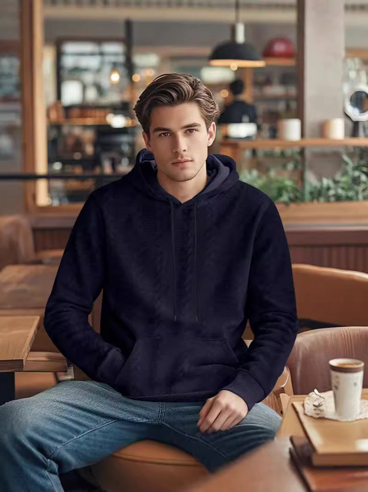 Herren Kapuzenpullover mit strukturiertem Design von Echoarchiv