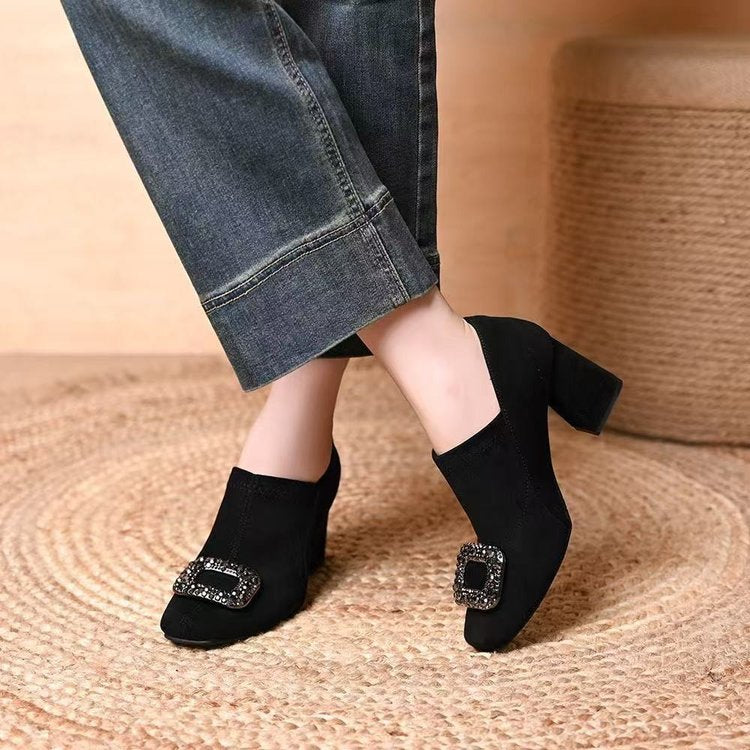 Damen Elegante Stiefeletten mit Glitzerdetail Echo Archiv
