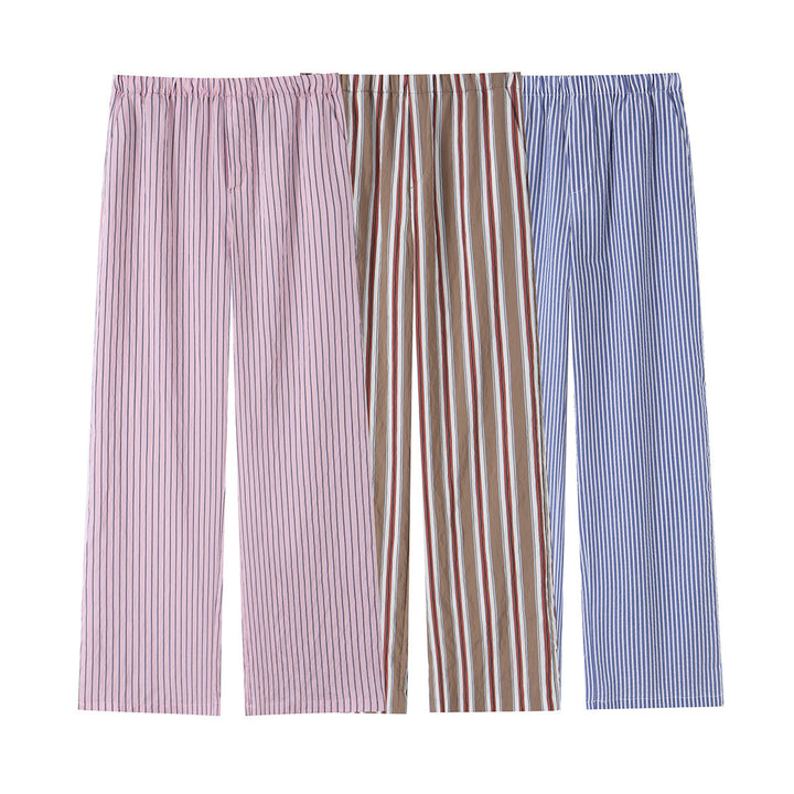 Damen Pyjamahose mit elastischem Bund und geradem Bein Echo Archiv
