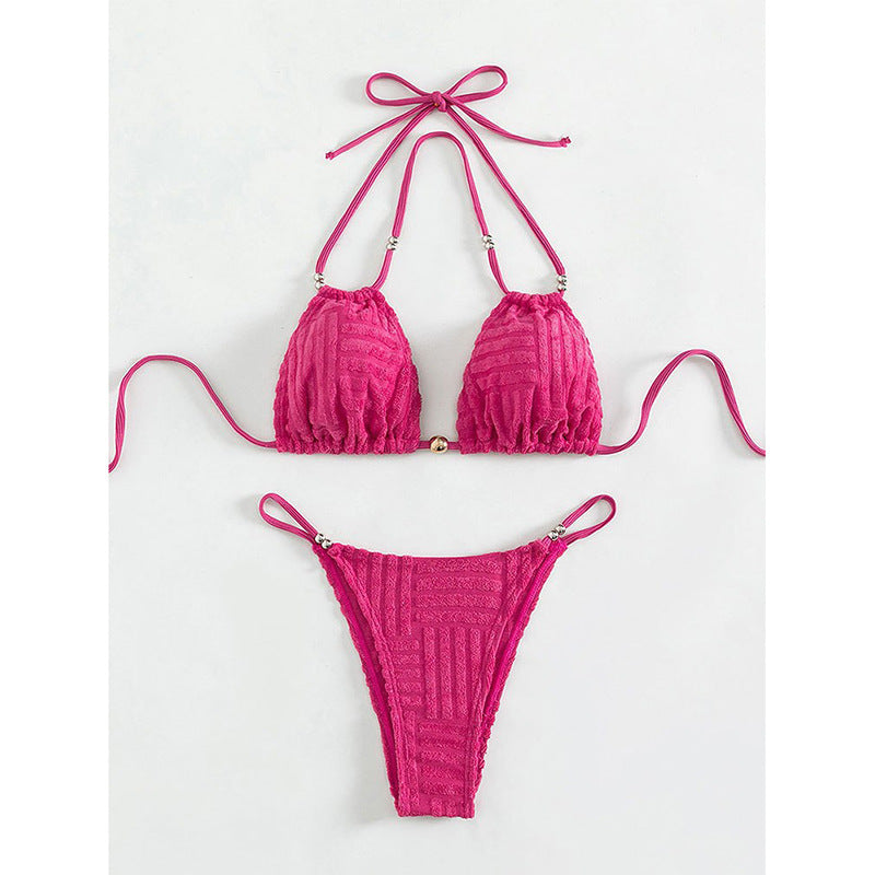 Damen Einteiler Badeanzug mit Knotendesign und Cut-Out-Details Echo Archiv