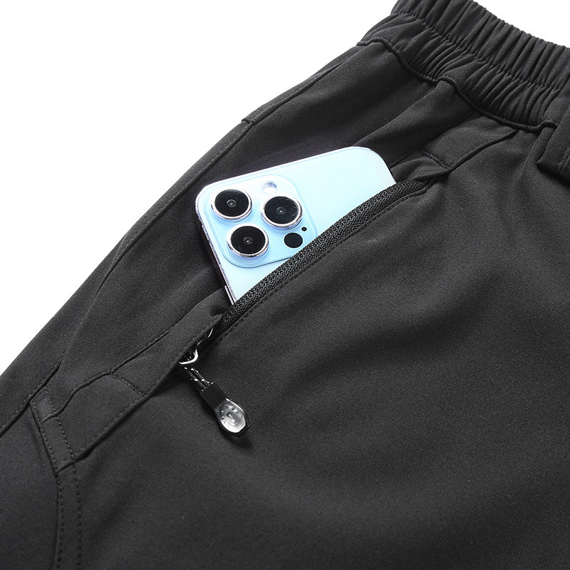 Herren Softshell-Hose für Outdoor mit vorgeformten Knien, integriertem Gürtel und Reißverschlusstaschen Echoarchiv