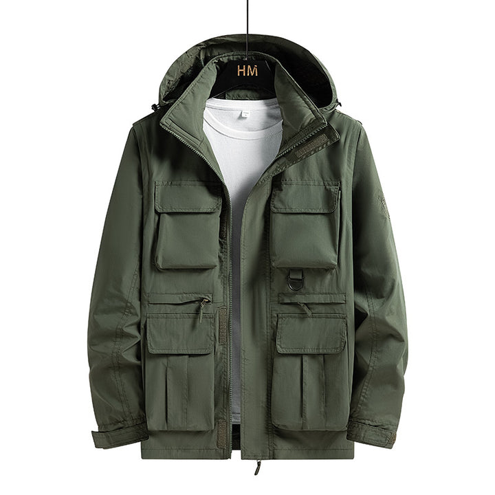 Herren Trendige Utility-Jacke Echo Archiv
